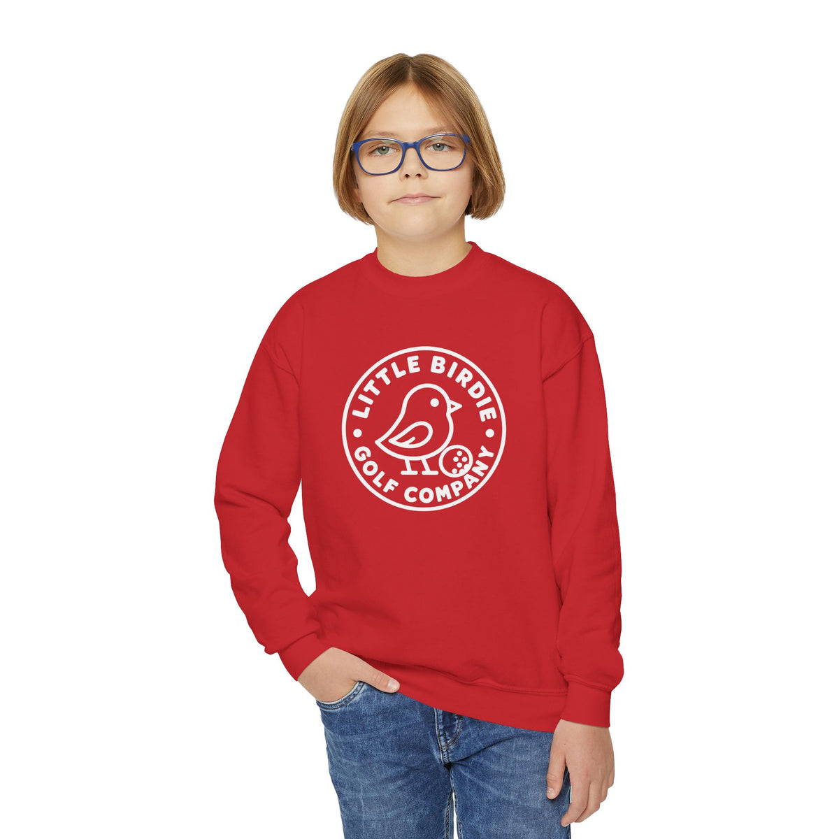 Youth Little Birdie Golf Crewneck Sweatshirt