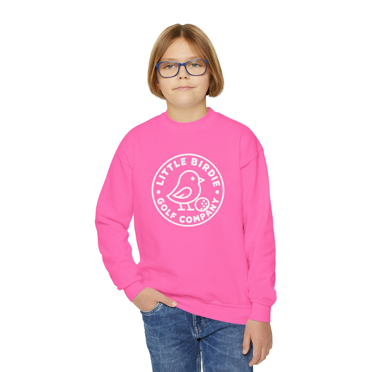 Youth Little Birdie Golf Crewneck Sweatshirt