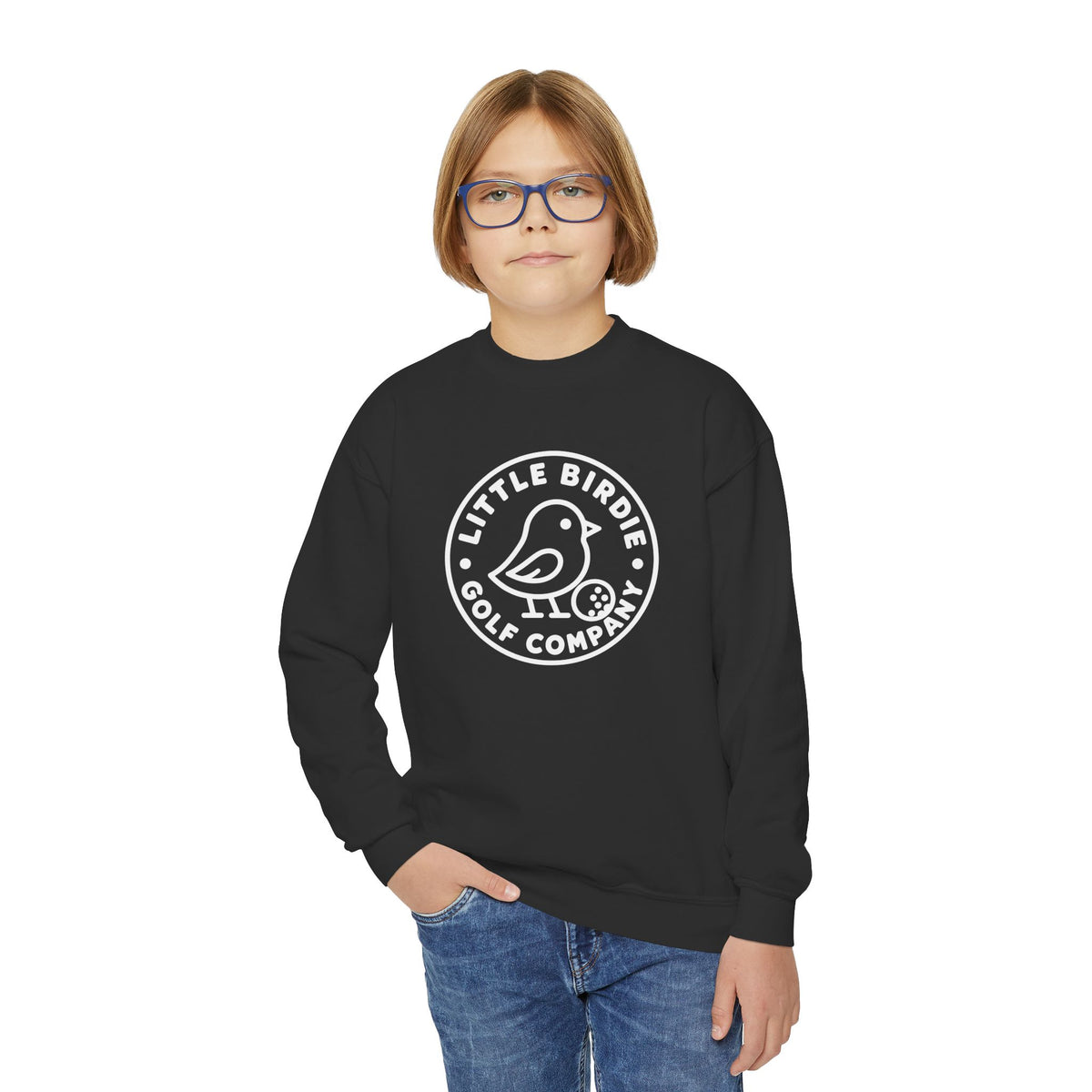 Youth Little Birdie Golf Crewneck Sweatshirt