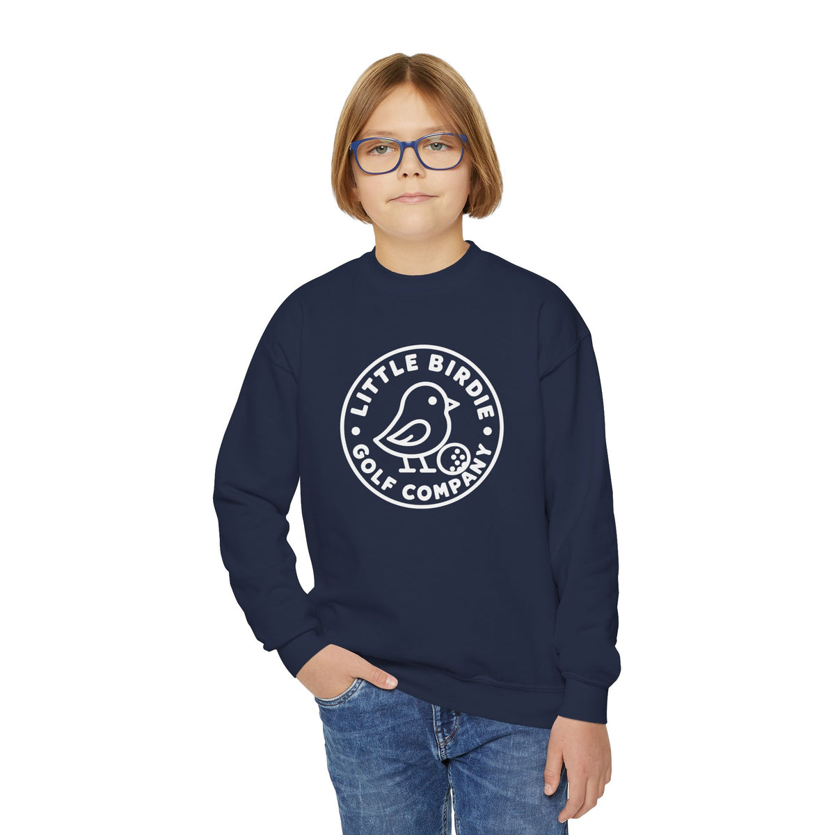 Youth Little Birdie Golf Crewneck Sweatshirt