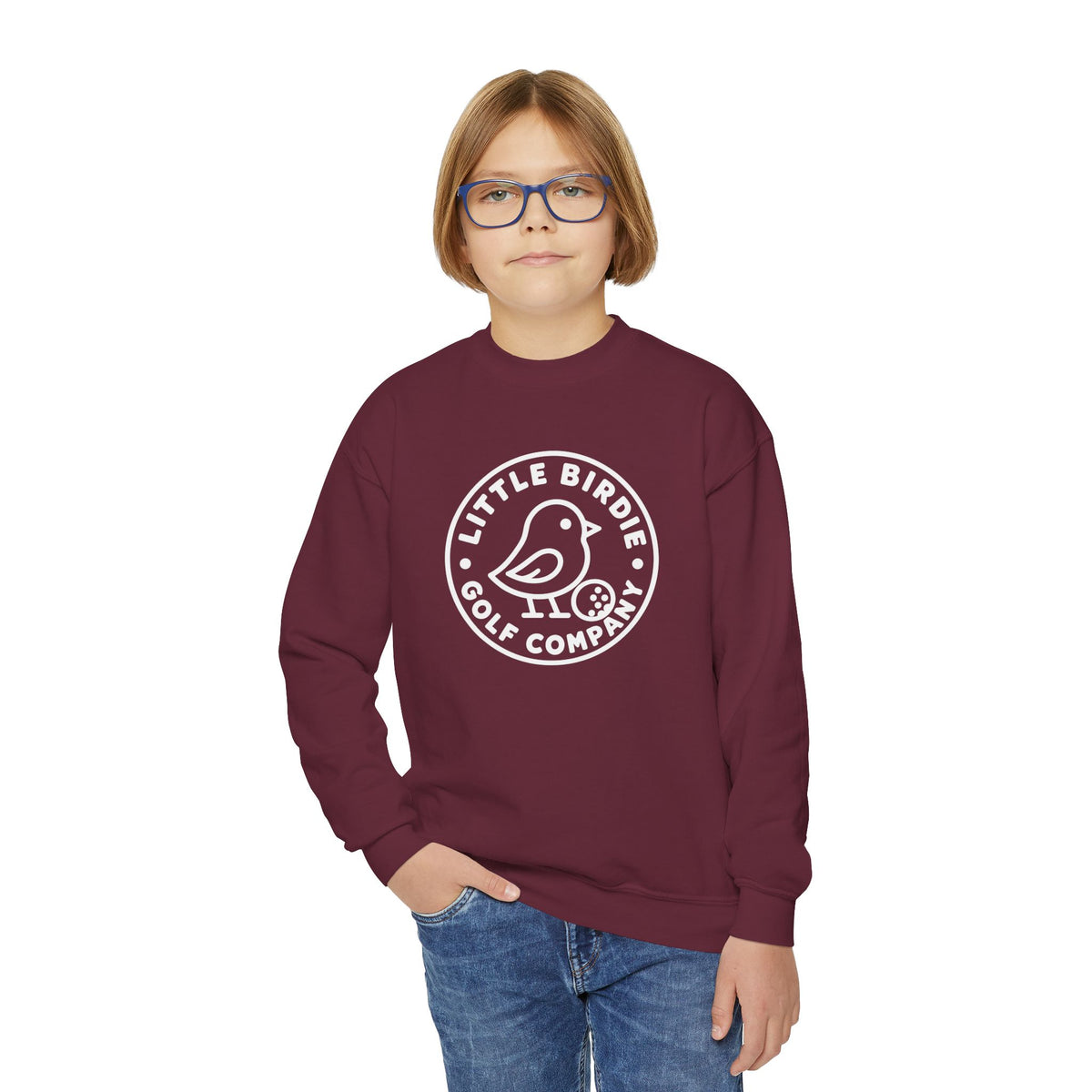 Youth Little Birdie Golf Crewneck Sweatshirt