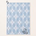 Birdie Argyle Golf Towel - Little Birdie Golf Co