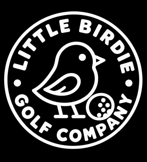 Birdie Badge Oversized Cotton Tee 250 GSM Vintage Wash Relaxed Fit - Little Birdie Golf Co