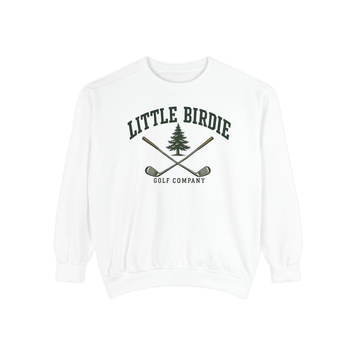 Comfort Colors Winter Classic Crewneck Sweatshirt Garment Dyed Fleece - Little Birdie Golf Co