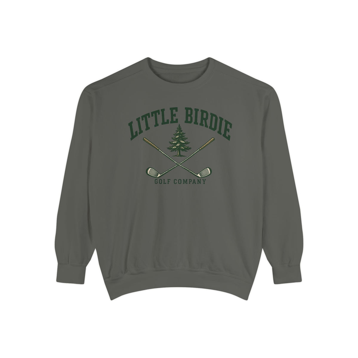 Comfort Colors Winter Classic Crewneck Sweatshirt Garment Dyed Fleece - Little Birdie Golf Co