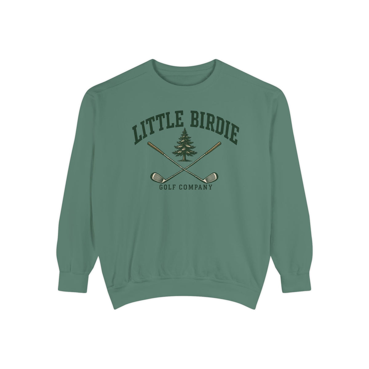 Comfort Colors Winter Classic Crewneck Sweatshirt Garment Dyed Fleece - Little Birdie Golf Co