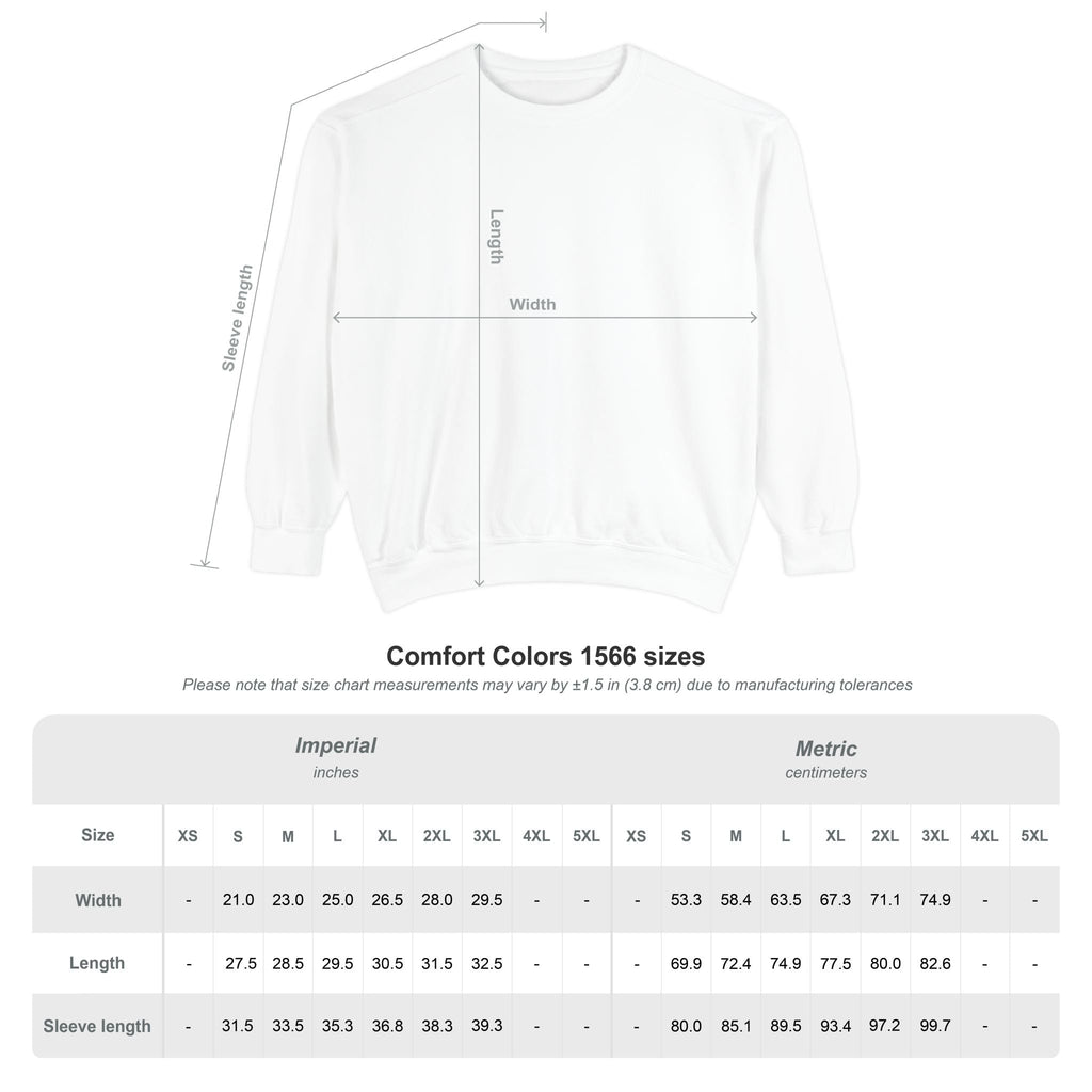Comfort Colors Winter Classic Crewneck Sweatshirt Garment Dyed Fleece - Little Birdie Golf Co