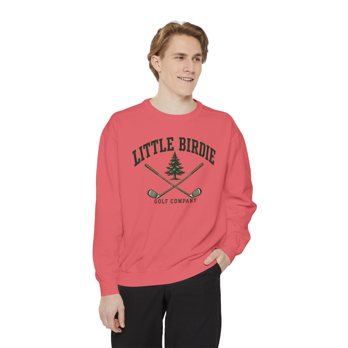 Comfort Colors Winter Classic Crewneck Sweatshirt Garment Dyed Fleece - Little Birdie Golf Co