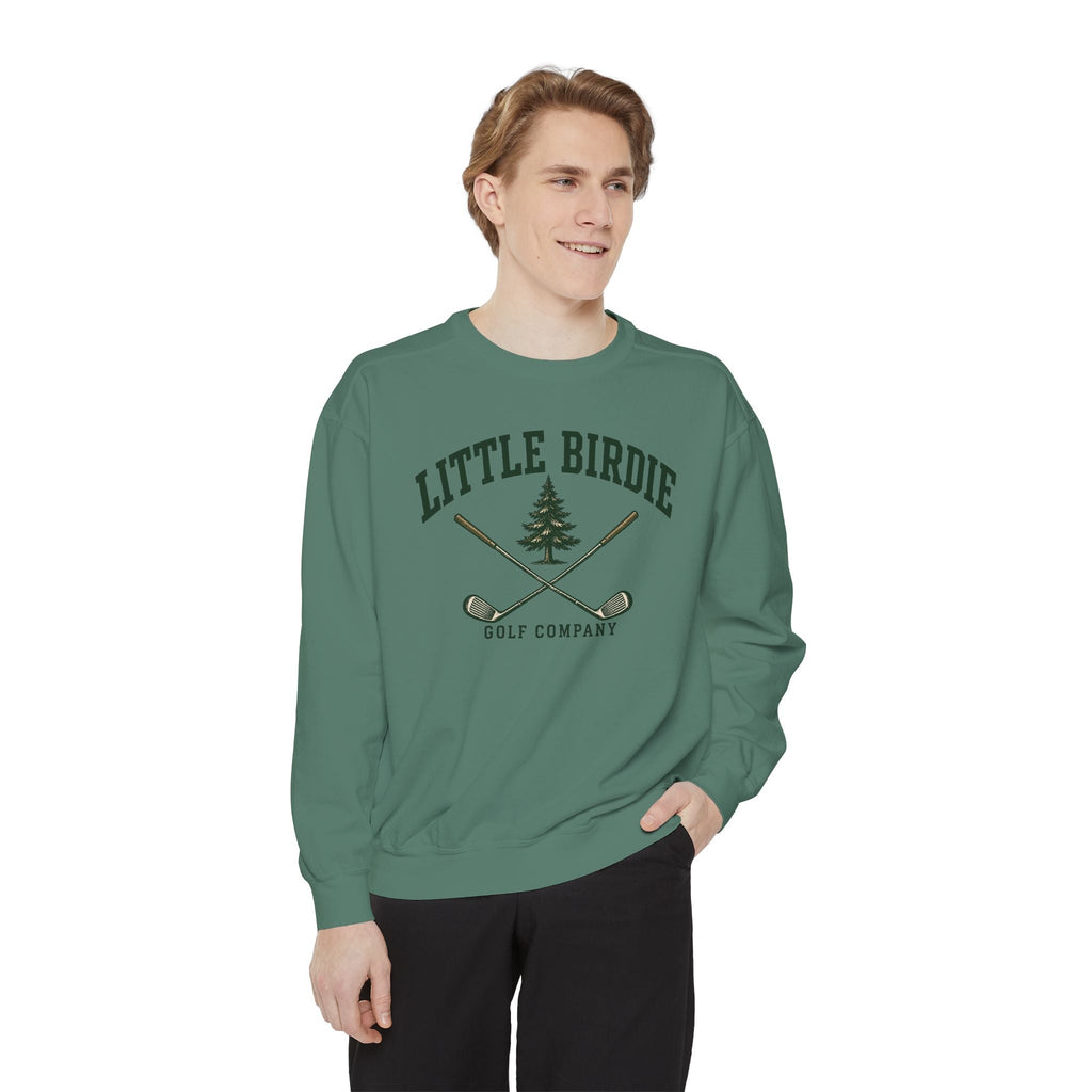 Comfort Colors Winter Classic Crewneck Sweatshirt Garment Dyed Fleece - Little Birdie Golf Co