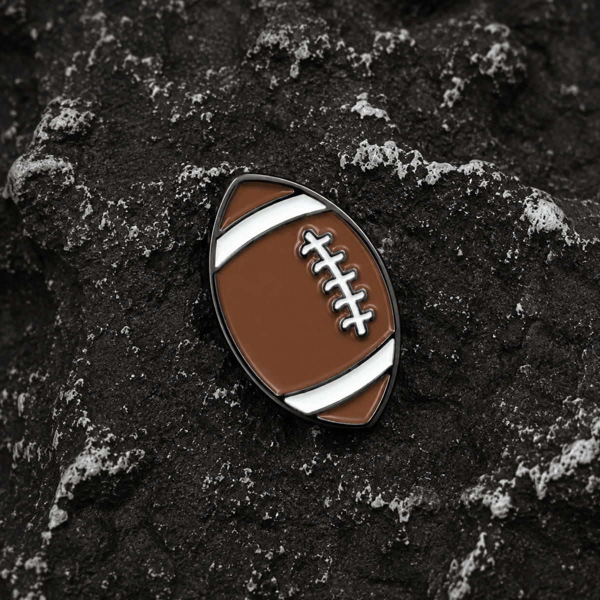 Football Magnetic Golf Ball Marker Hard Enamel Accessory - Little Birdie Golf Co