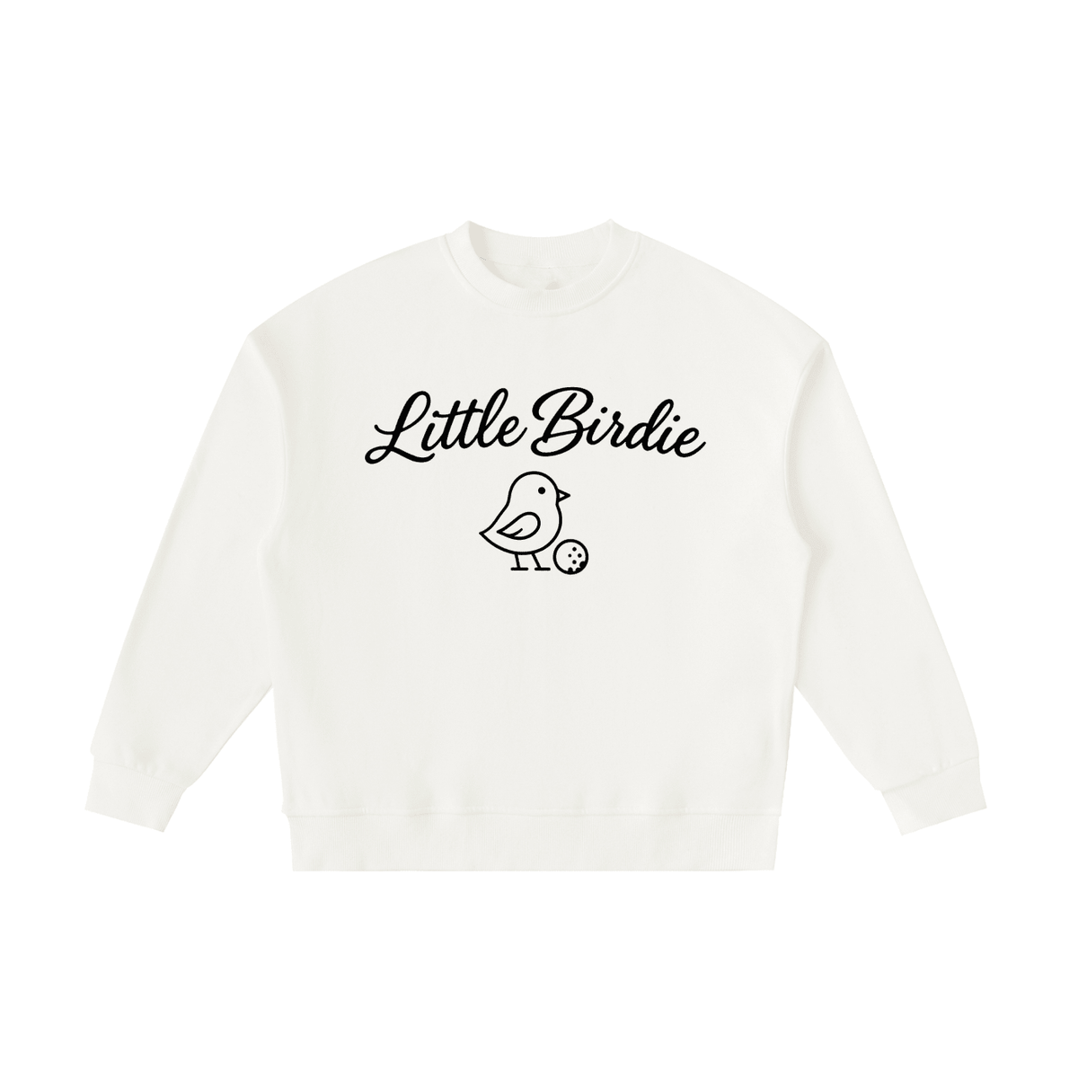 Kids Plush Lined Crewneck Sweatshirt - Little Birdie Golf Co