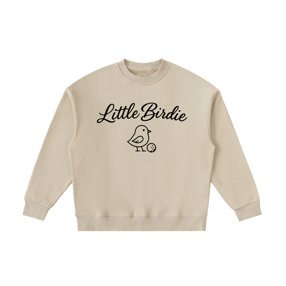 Kids Plush Lined Crewneck Sweatshirt - Little Birdie Golf Co