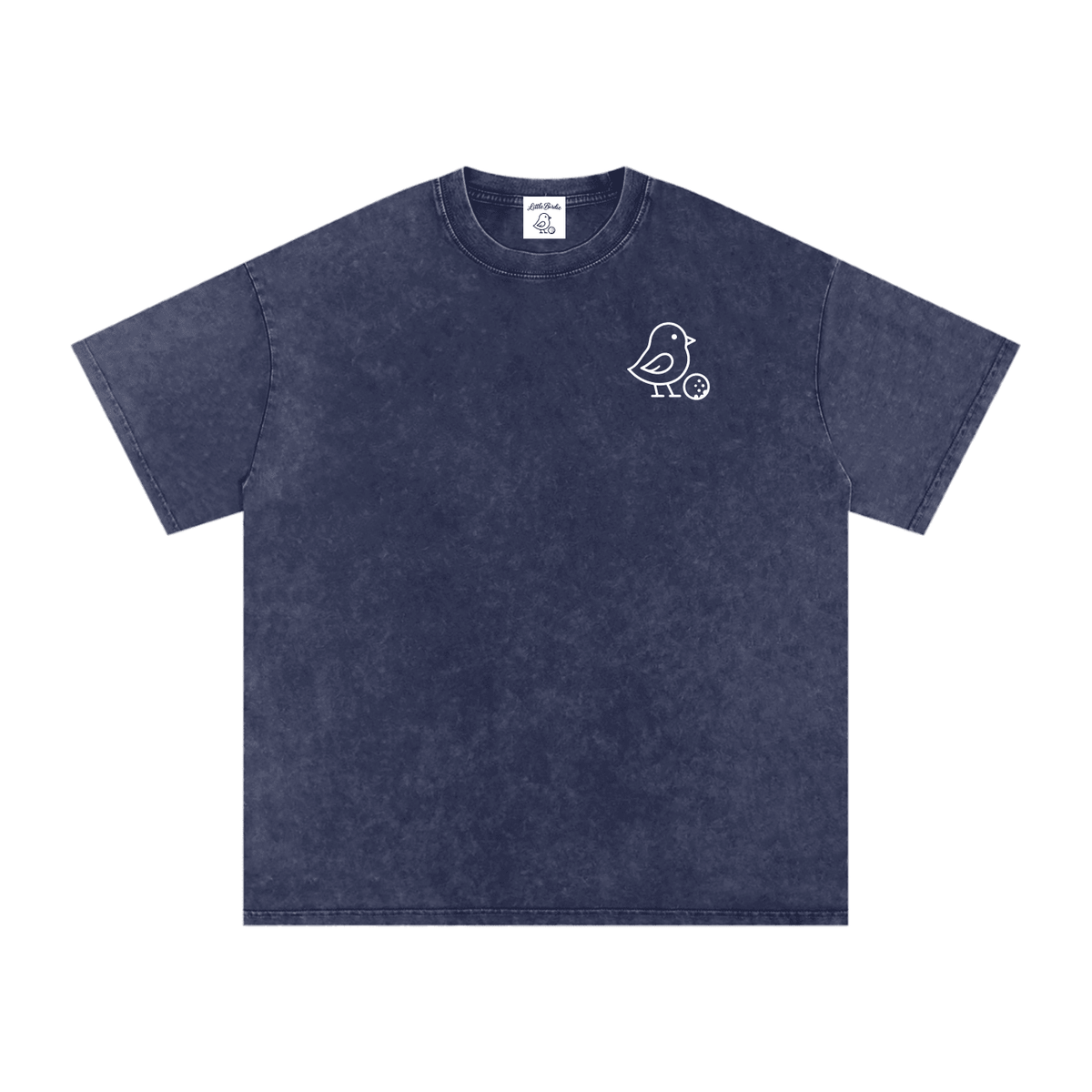 Little Birdie Oversized 250 GSM Cotton Vintage Wash T Shirt - Little Birdie Golf Co