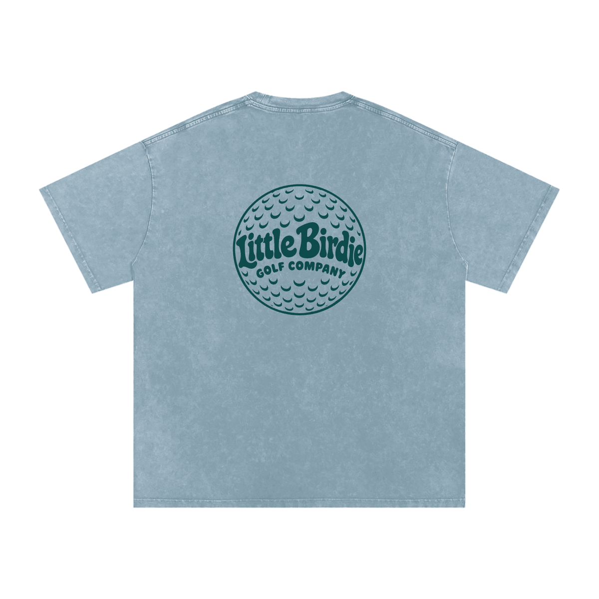 Little Birdie Oversized 250 GSM Cotton Vintage Wash T Shirt - Little Birdie Golf Co