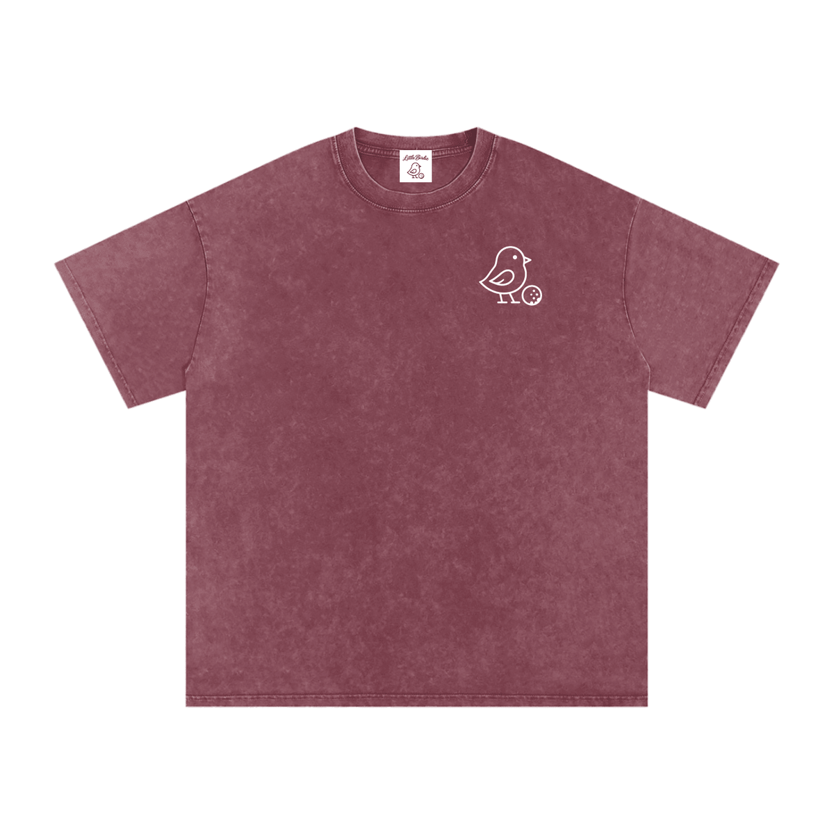 Little Birdie Oversized 250 GSM Cotton Vintage Wash T Shirt - Little Birdie Golf Co