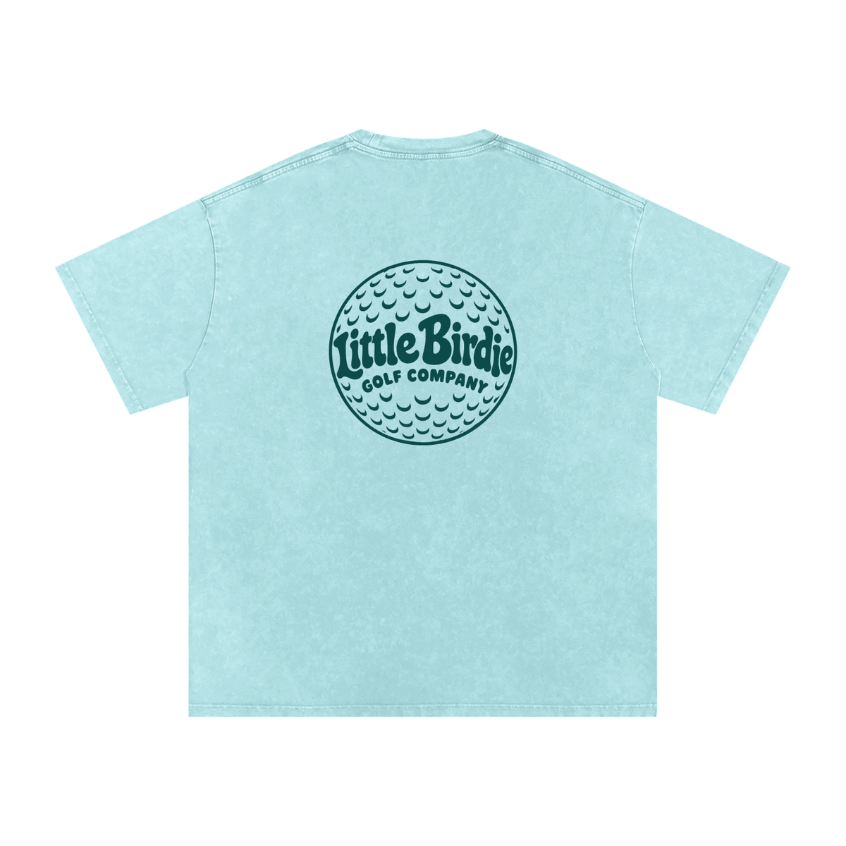 Little Birdie Oversized 250 GSM Cotton Vintage Wash T Shirt - Little Birdie Golf Co