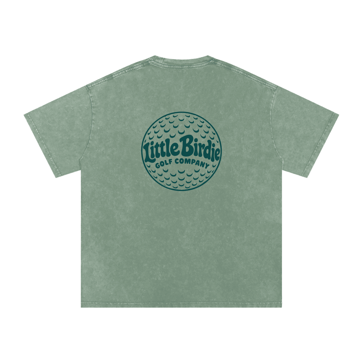 Little Birdie Oversized 250 GSM Cotton Vintage Wash T Shirt - Little Birdie Golf Co