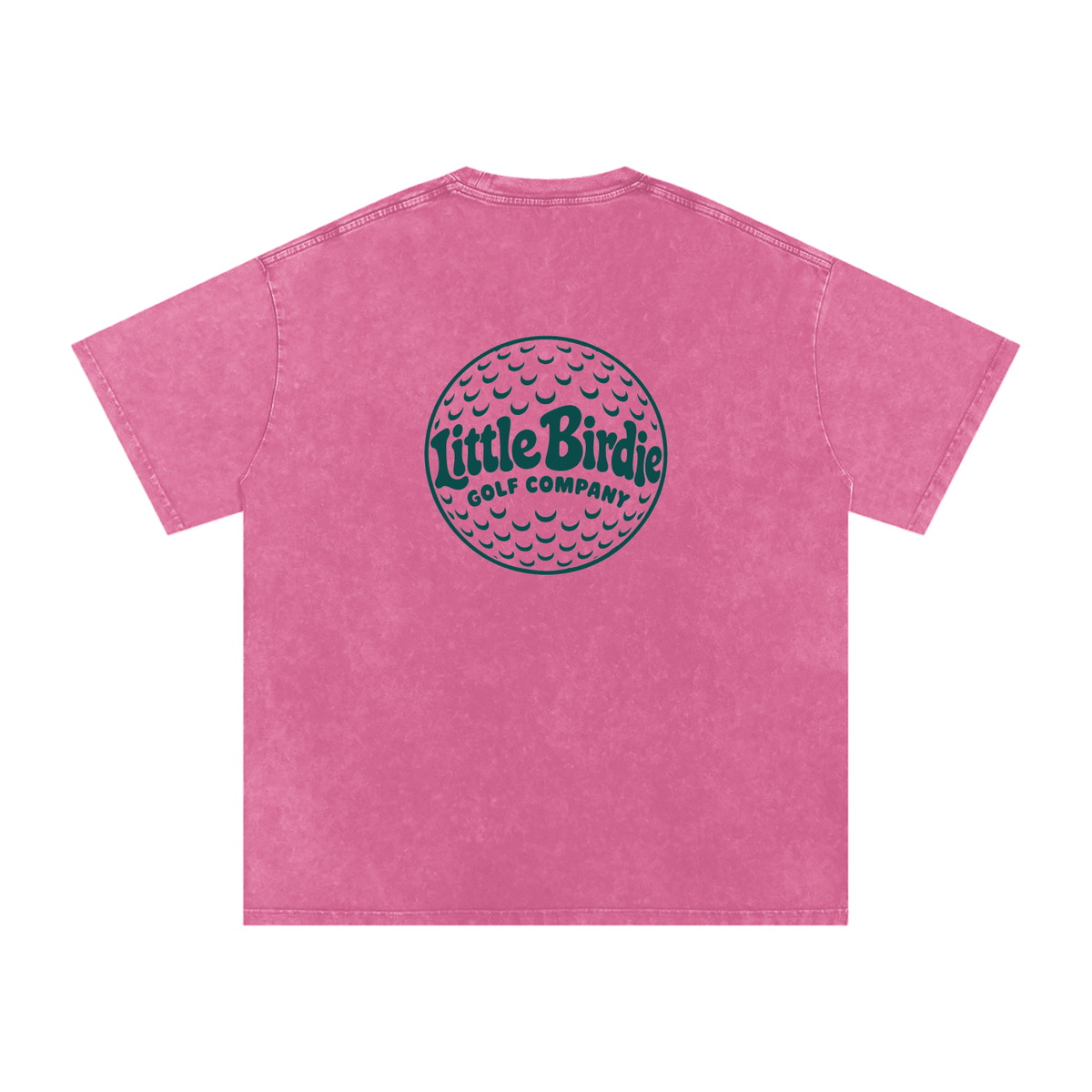 Little Birdie Oversized 250 GSM Cotton Vintage Wash T Shirt - Little Birdie Golf Co