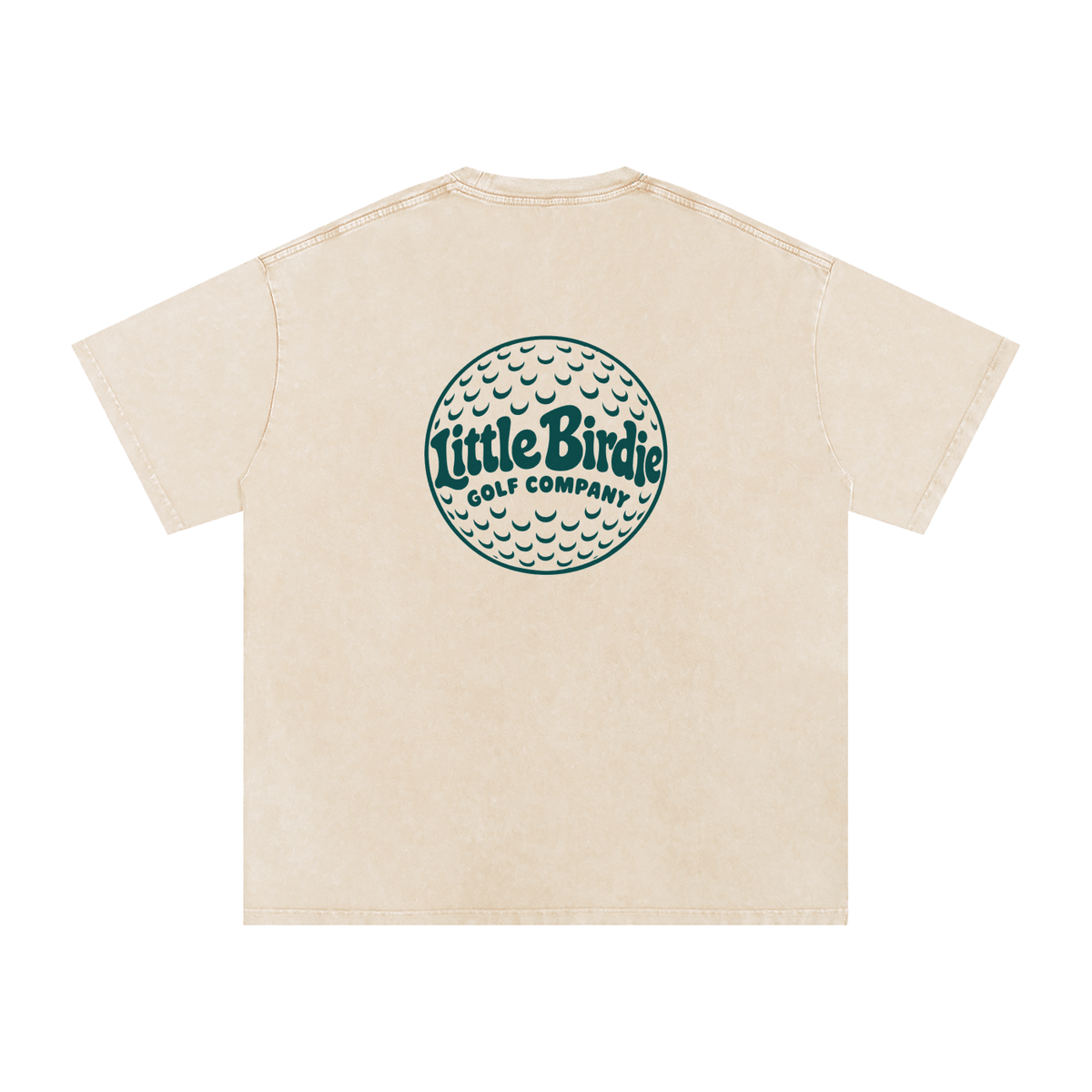 Little Birdie Oversized 250 GSM Cotton Vintage Wash T Shirt - Little Birdie Golf Co