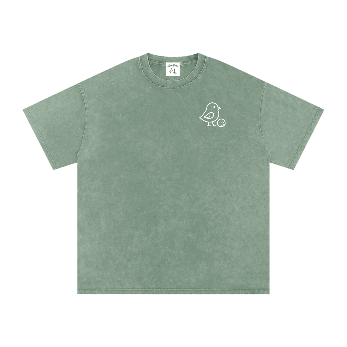 Little Birdie Oversized 250 GSM Cotton Vintage Wash T Shirt - Little Birdie Golf Co