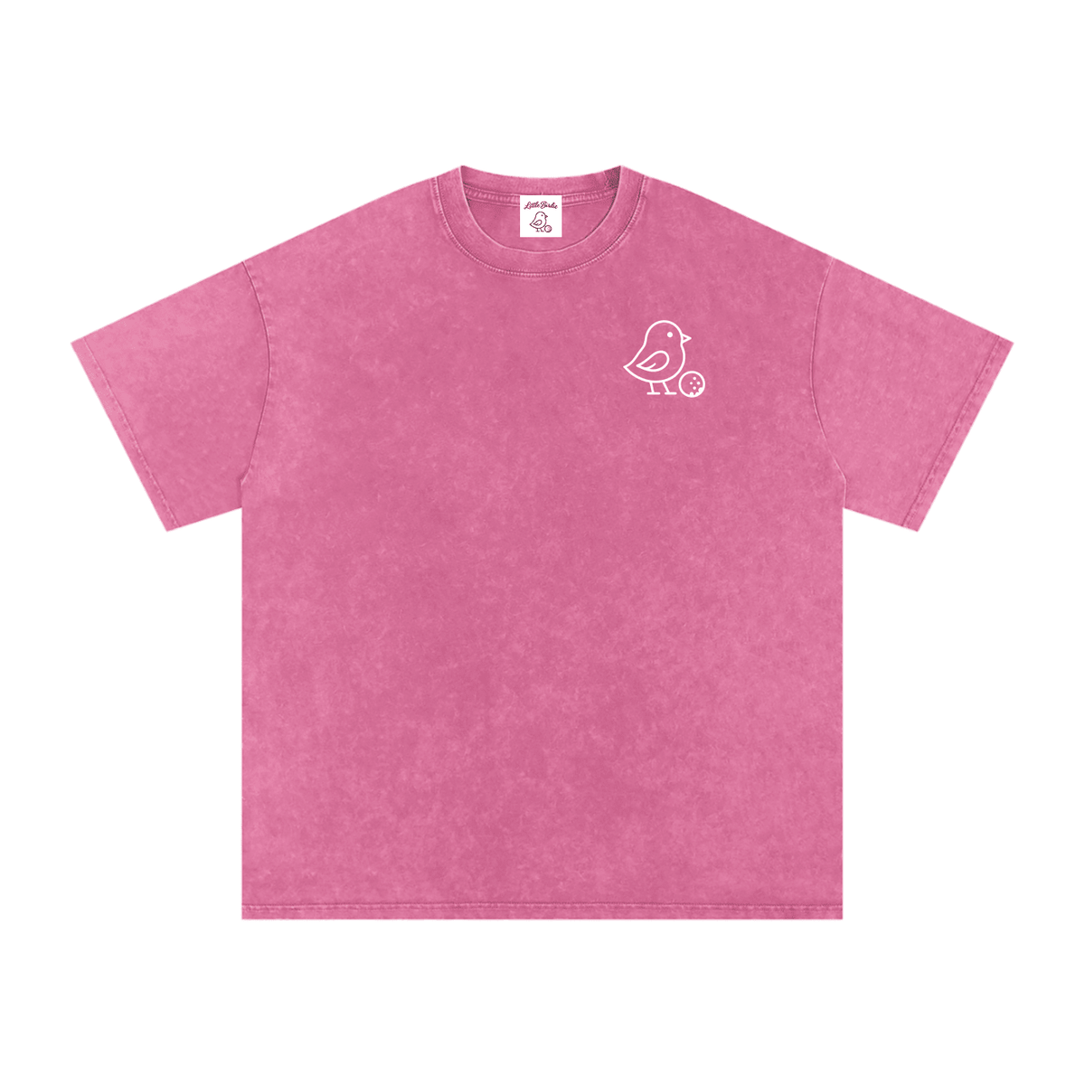 Little Birdie Oversized 250 GSM Cotton Vintage Wash T Shirt - Little Birdie Golf Co