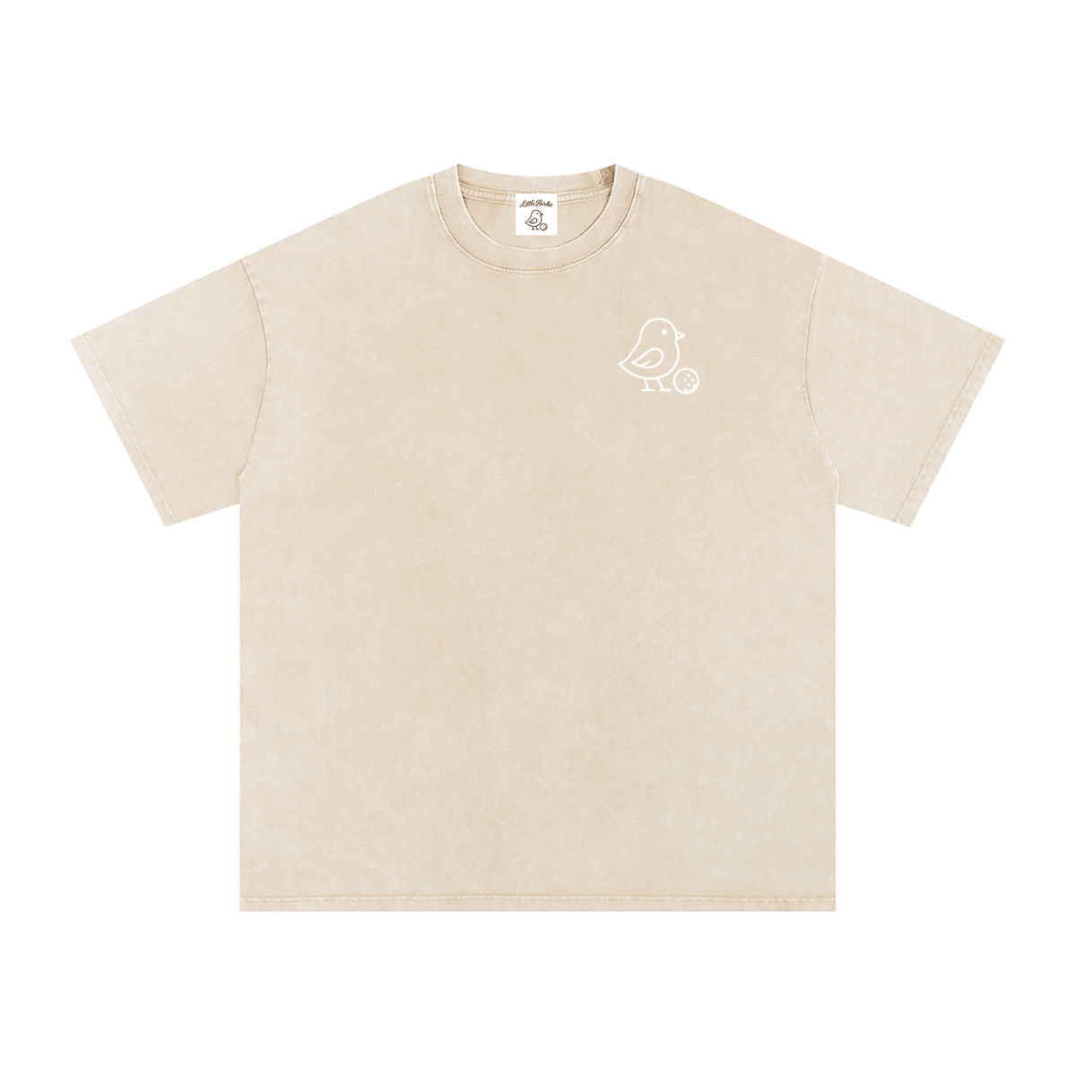 Little Birdie Oversized 250 GSM Cotton Vintage Wash T Shirt - Little Birdie Golf Co
