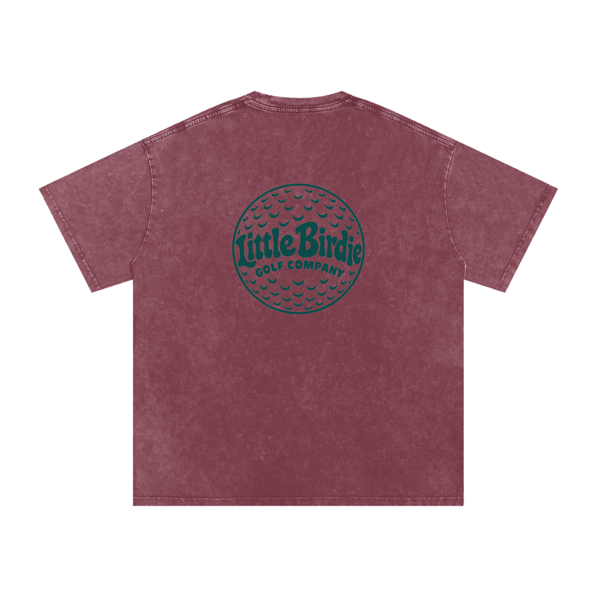 Little Birdie Oversized 250 GSM Cotton Vintage Wash T Shirt - Little Birdie Golf Co