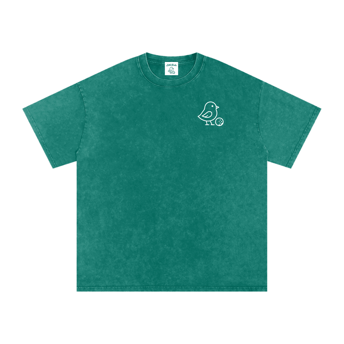 Little Birdie Oversized 250 GSM Cotton Vintage Wash T Shirt - Little Birdie Golf Co