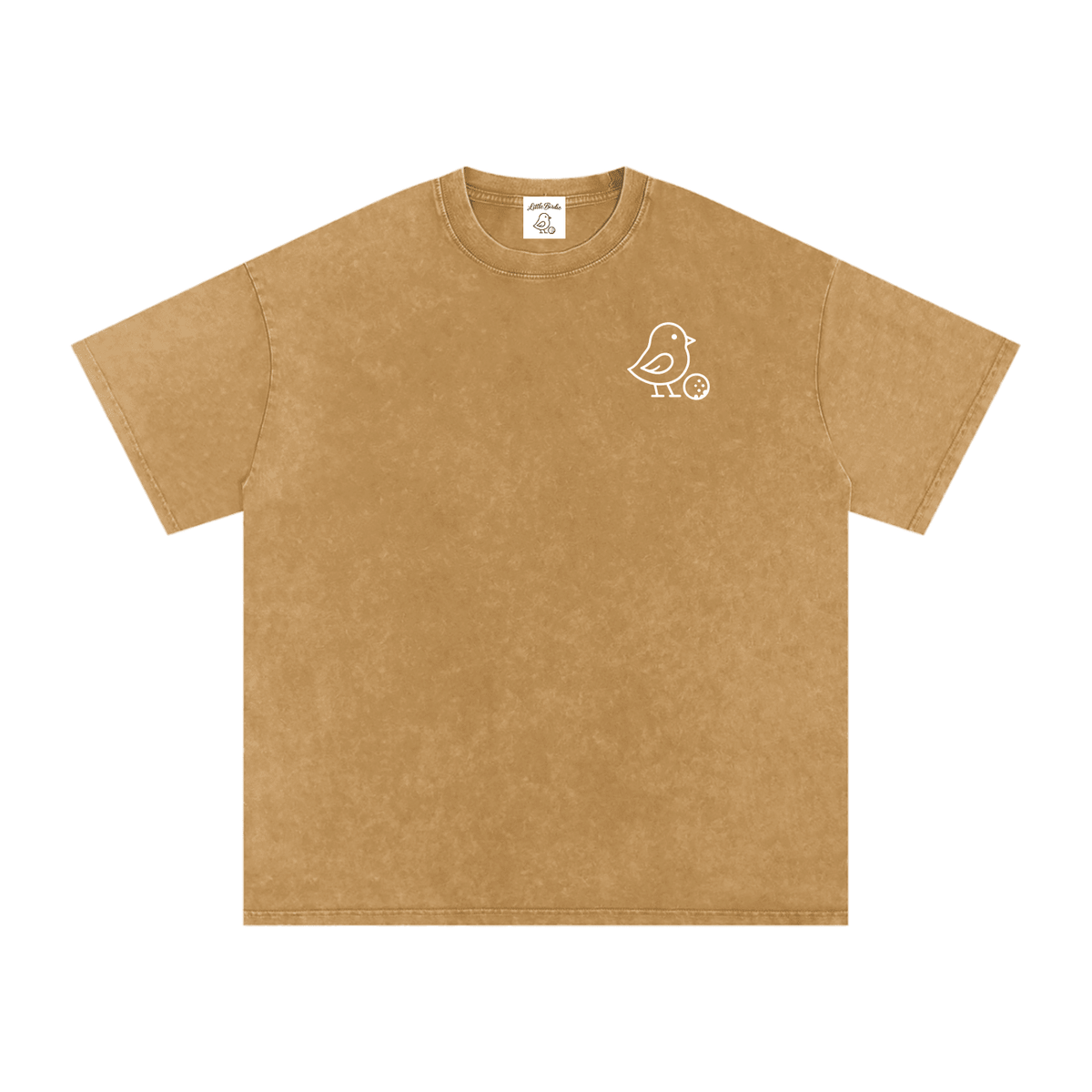 Little Birdie Oversized 250 GSM Cotton Vintage Wash T Shirt - Little Birdie Golf Co