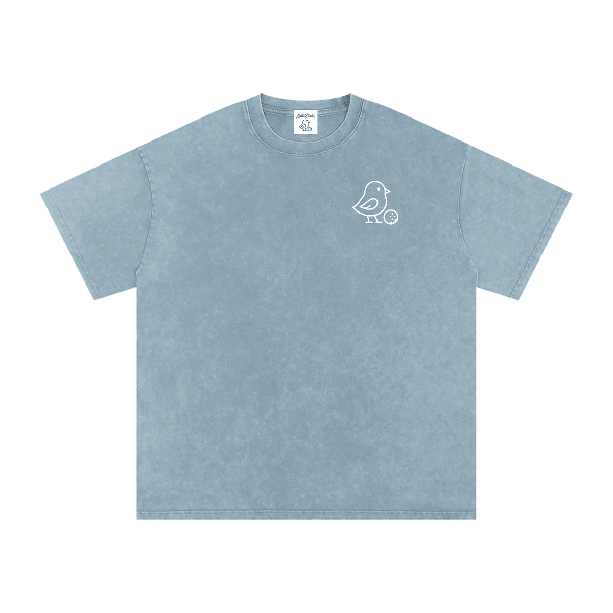 Little Birdie Oversized 250 GSM Cotton Vintage Wash T Shirt - Little Birdie Golf Co