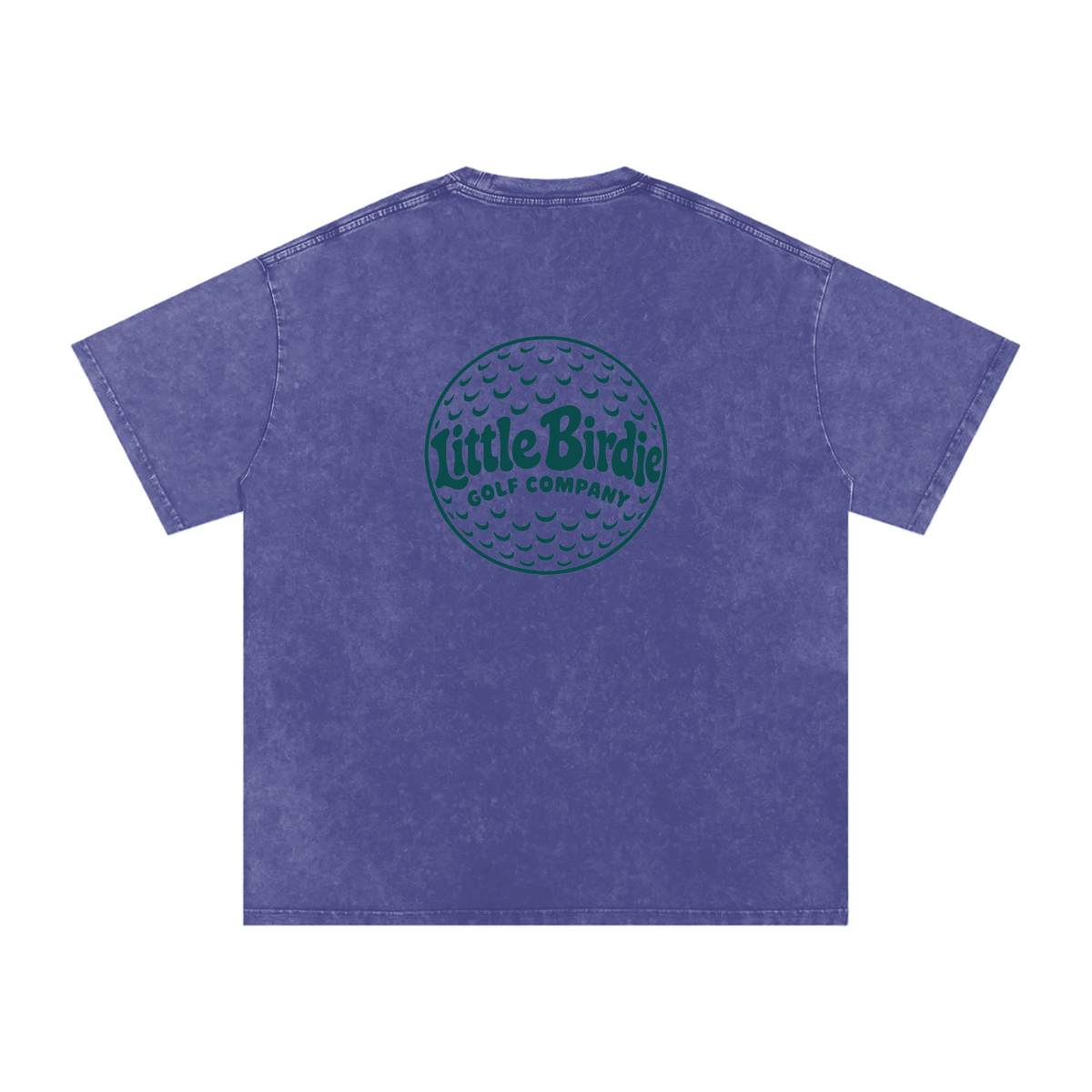 Little Birdie Oversized 250 GSM Cotton Vintage Wash T Shirt - Little Birdie Golf Co