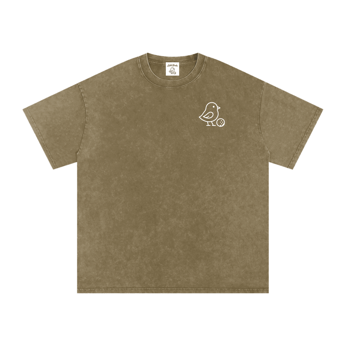 Little Birdie Oversized 250 GSM Cotton Vintage Wash T Shirt - Little Birdie Golf Co