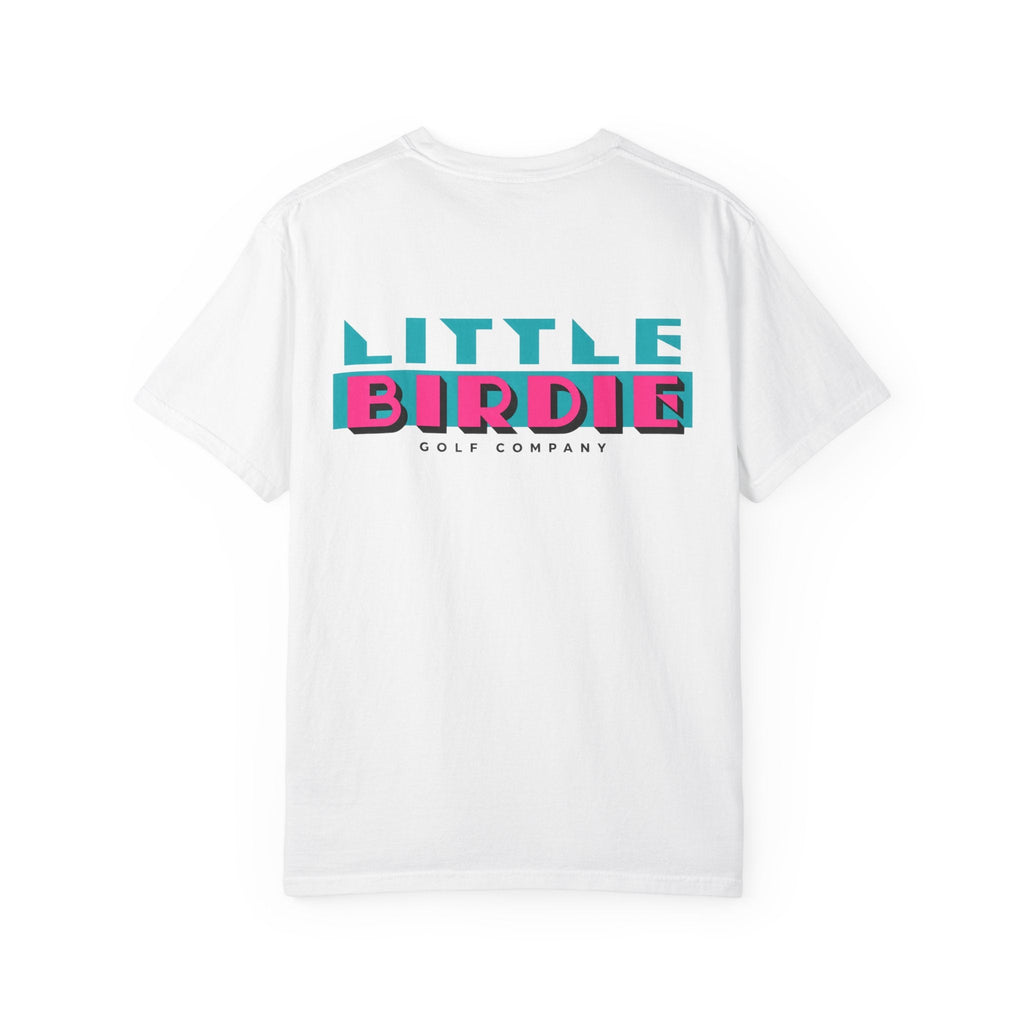 Little Birdie Vice City Graphic Tee Shirt Heavyweight Garment Dyed Cotton - Little Birdie Golf Co