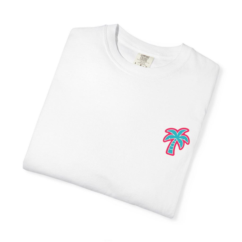 Little Birdie Vice City Graphic Tee Shirt Heavyweight Garment Dyed Cotton - Little Birdie Golf Co