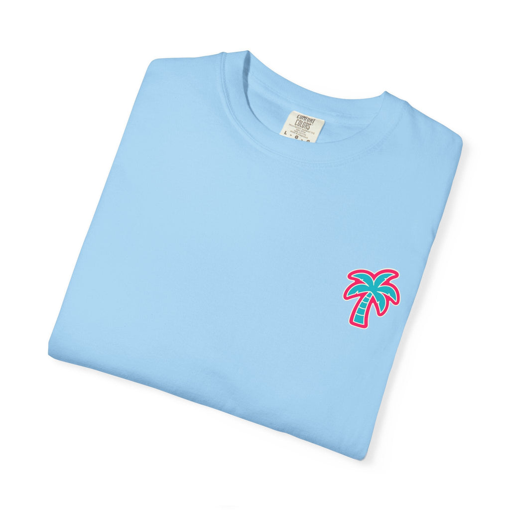 Little Birdie Vice City Graphic Tee Shirt Heavyweight Garment Dyed Cotton - Little Birdie Golf Co