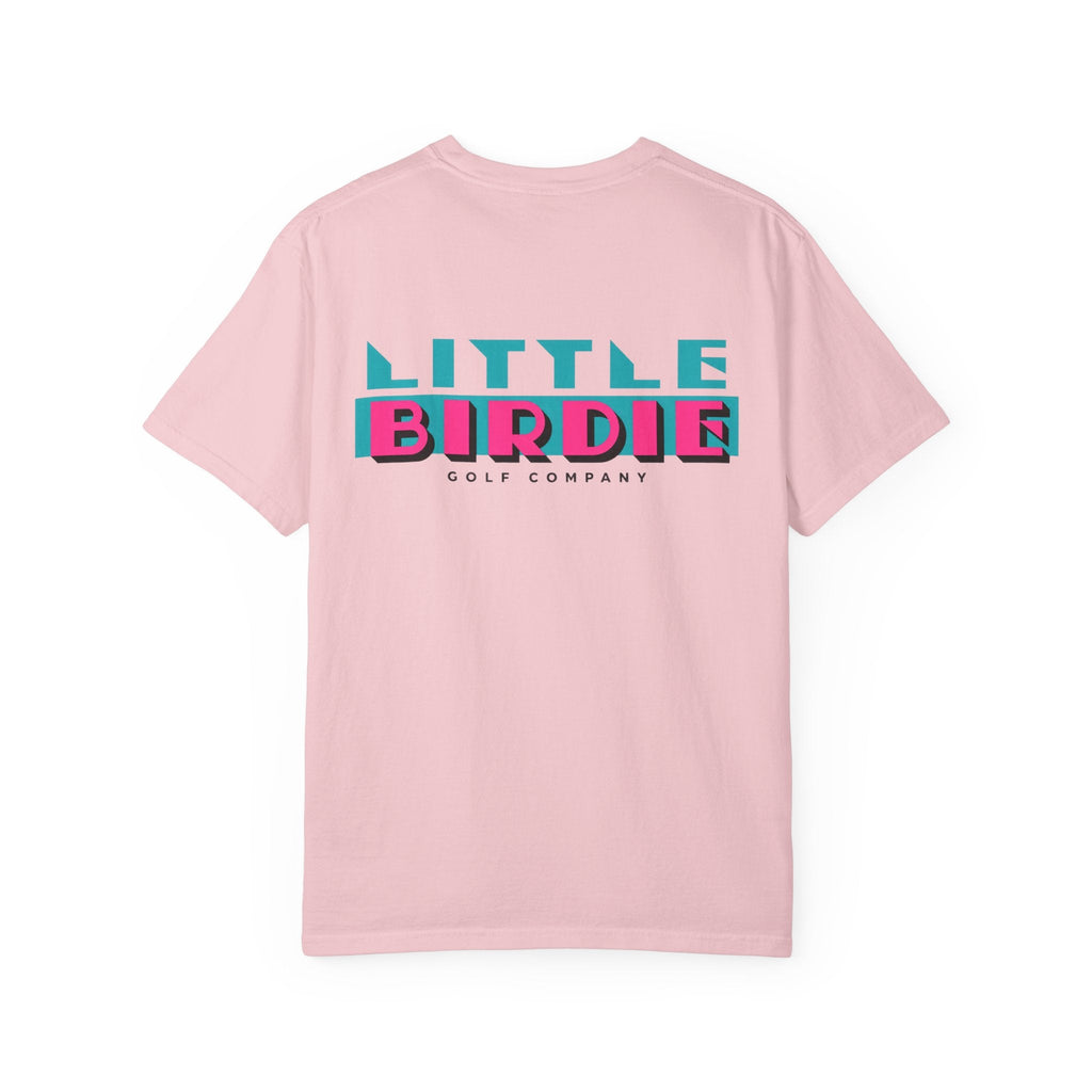 Little Birdie Vice City Graphic Tee Shirt Heavyweight Garment Dyed Cotton - Little Birdie Golf Co