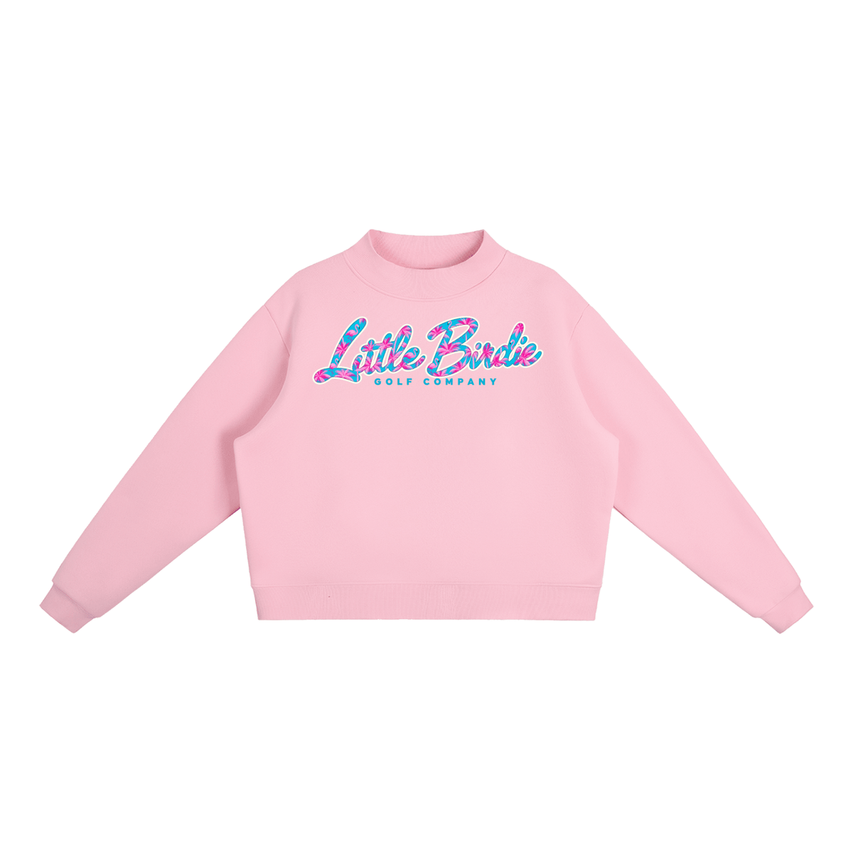 Womens Vice City Mock Neck - Little Birdie Golf Co