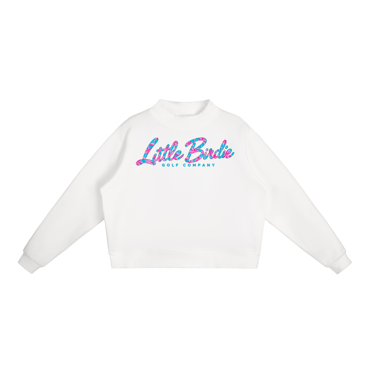 Womens Vice City Mock Neck - Little Birdie Golf Co